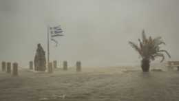 V časti Grécka vyčíňal nezvyčajný stredomorský hurikán