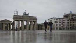 Brandenburská brána v Berlíne.