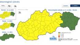 Väčšinu Slovenska zakryje hmla, SHMÚ vydal výstrahy