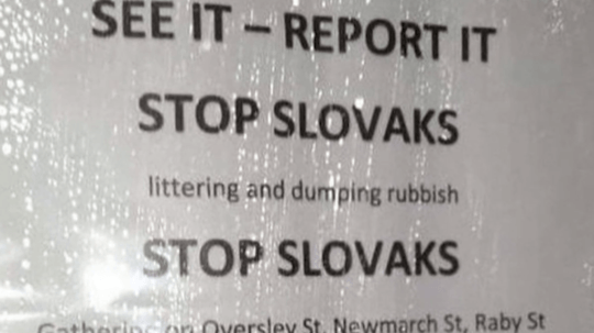 Začnime rok 2021 v komunitách bez Slovákov, písalo sa na plagáte