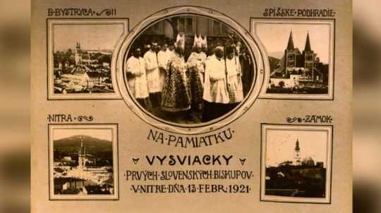Uplynulo sto rokov od vysviacky prvých troch slovenských biskupov