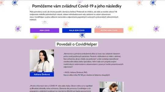Projekt CovidHelper radí, ako sa liečiť doma či kedy je už lepšie privolať sanitku