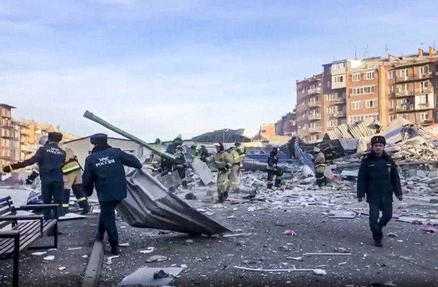 Výbuch na Kaukaze. Explózia na juhu Ruska rozmetala budovu supermarketu
