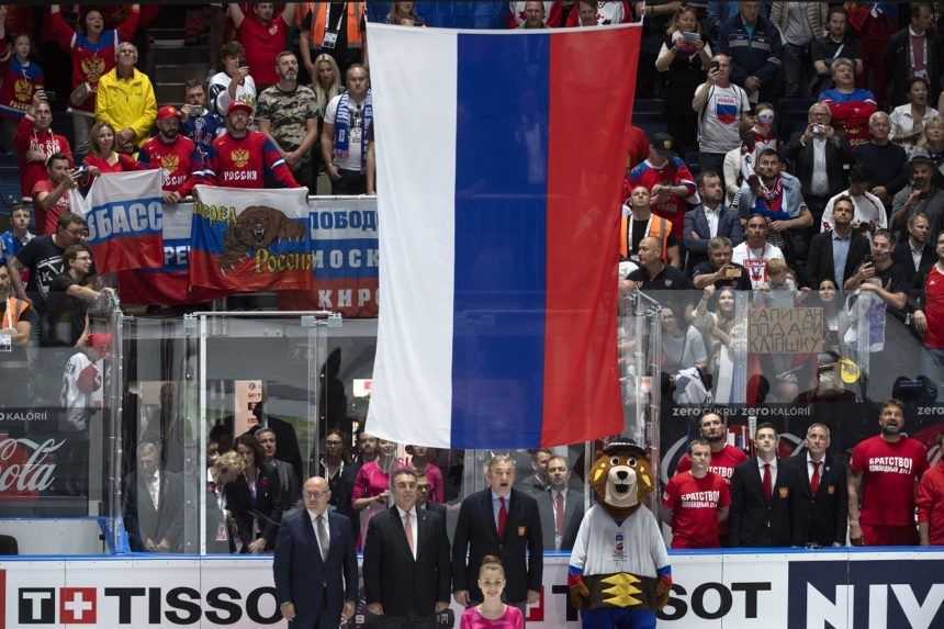 Ruským hokejistom na tohtoročných MS nebudú hrať národnú hymnu