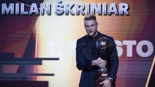 najlepší futbalista Slovenska za rok 2021 Milan Škriniar