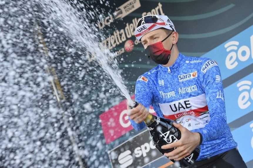 Sagan sa na Tirreno-Adriatico výraznejšieho úspechu nedočkal. Celkovým víťazom Pogačar