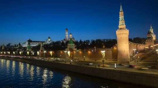 Na snímke sídlo ruských prezidentov, moskovský Kremeľ.