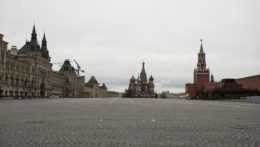 Na snímke Červené námestie v Moskve.