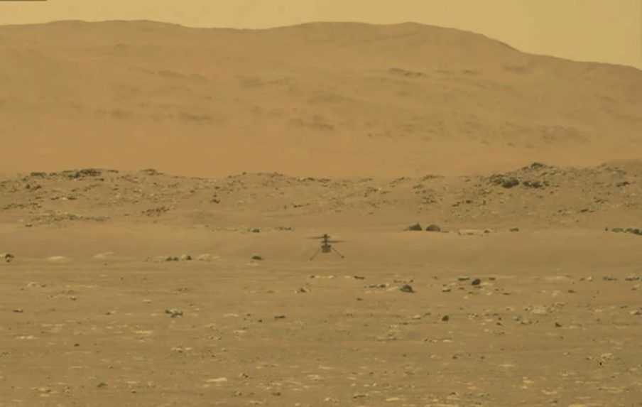 Vrtuľník Ingenuity zvládol na Marse 50 metrov dlhý let