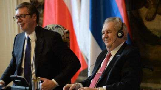 Zeman sa ospravedlnil srbskému prezidentovi za bombardovanie niekdajšej Juhoslávie