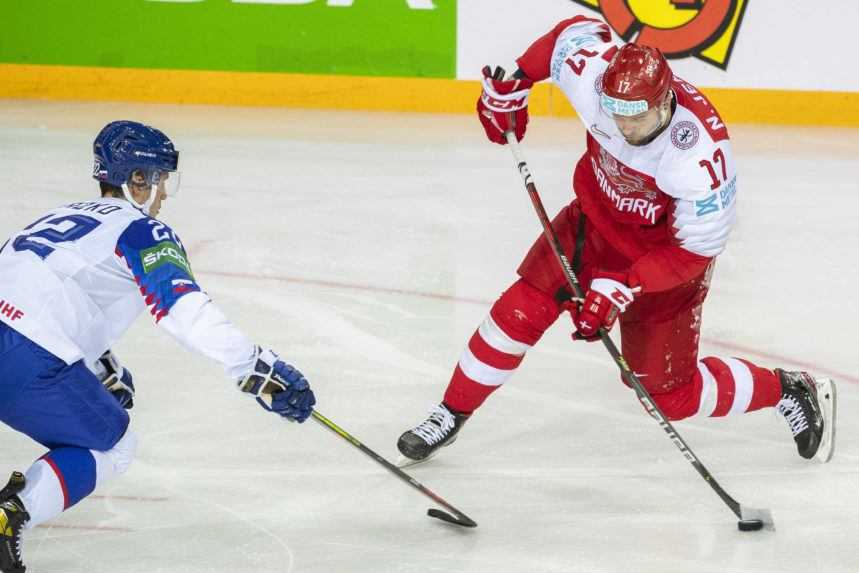 MS v hokeji: Cehlárik otvoril skóre, Jánošík zvýšil. Slovensko vyhralo nad Dánskom 2:0