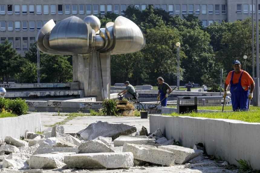 Najväčšia bratislavská fontána Družba sa dočká rekonštrukcie