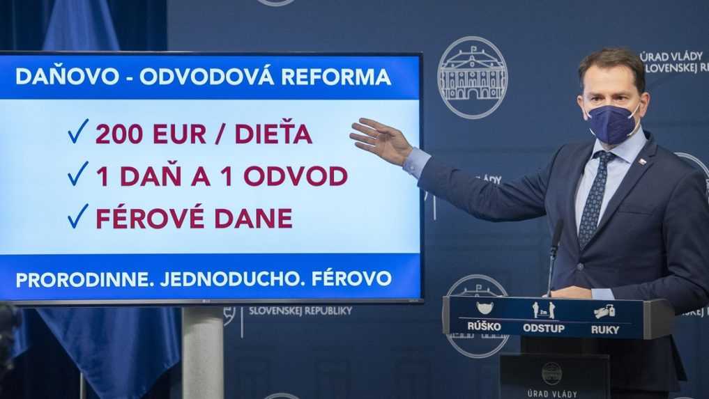 SaS tvrdí, že Matovičovu daňovú reformu neblokuje: Doteraz sme ju nevideli