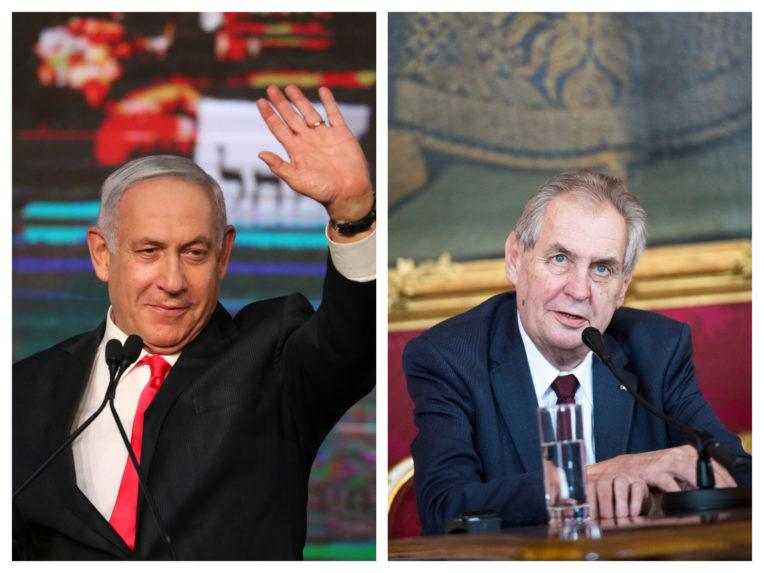„Ďakujem, výborný priateľ!“ Netanjahu ocenil Zemanovu podporu Izraela