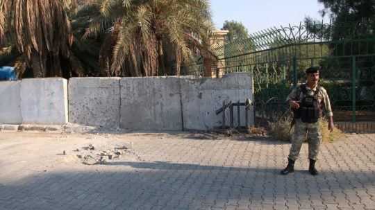 Na snímke príslušník irackých bezpečnostných síl.