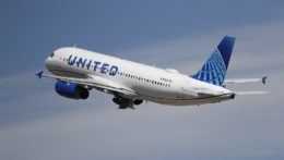 Lietadlo americkej leteckej spoločnosti United Airlines.