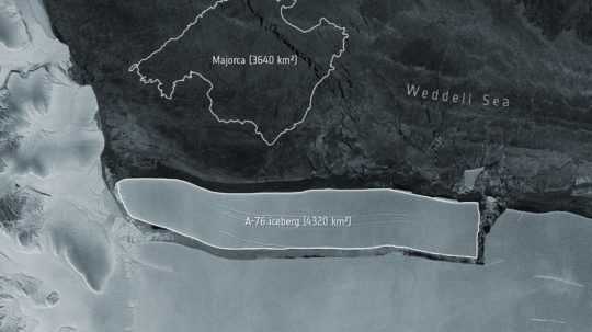 Od Antarktídy sa odlomil nový najväčší ľadovec na svete