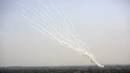 Raketové útoky z pásma Gazy na Izrael