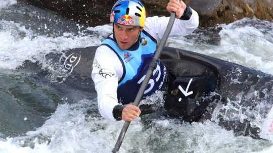 Jakub Grigar-vodný slalom