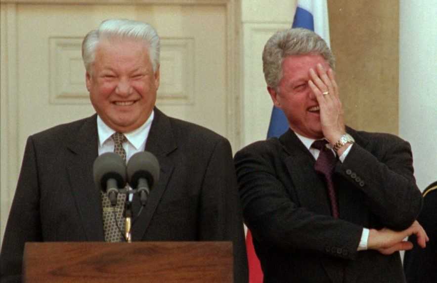 Boris-Jeľcin-Bill-Clinton