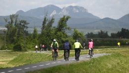 Otvorenie cyklotrasy z Trenčína do moravského mesta Bumov-Bylnice