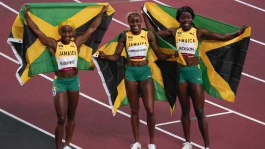 Jamajské šprintérky.