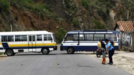 autobusy v Bolívii