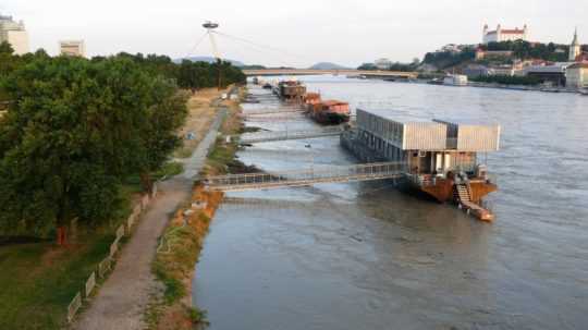 zvýšená hladina Dunaja