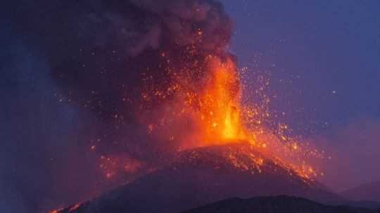 Erupcia sopky Etna
