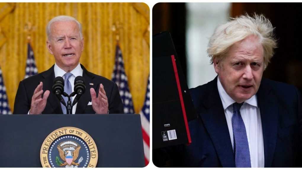 Biden s Johnsonom sa zhodli na spolupráci pri evakuácii ľudí z Afganistanu