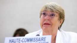 Vysoká komisárka OSN pre ľudské práva Michelle Bacheletová