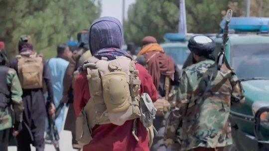 Bojovníci hnutia Taliban.