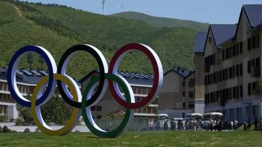 olympijská dedina pre ZOH v Pekingu.