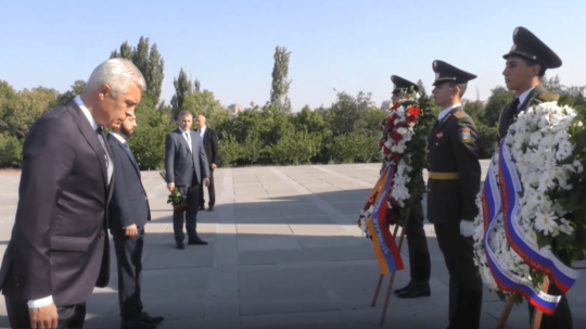 Slovenský šéf diplomacie navštívil Arménsko