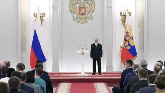 Ruský prezident Vladimir Putin počas prejavu pred poslancami Štátnej dumy