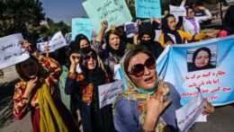 protest žien v Afganistane