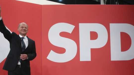 Kandidát SPD a minister financií Olaf Scholz