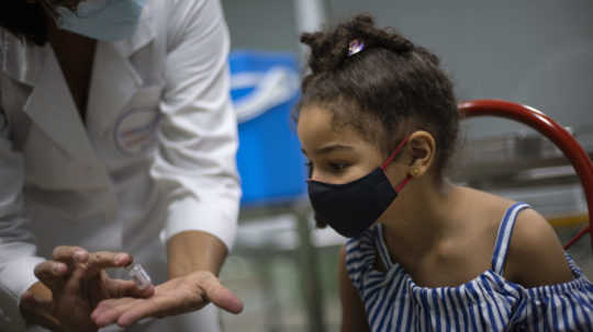 Očkovanie detí na Kube