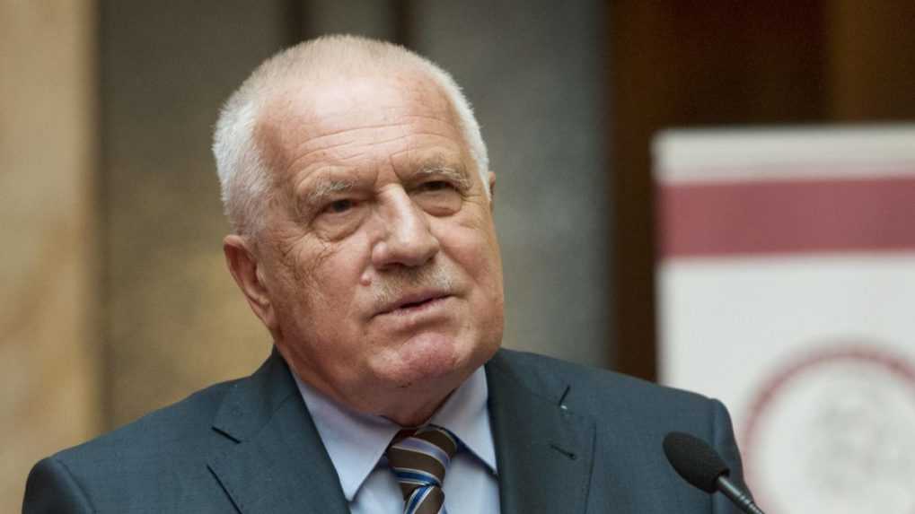 Václav Klaus je opäť v nemocnici, hospitalizovali ho pre vysoký tlak