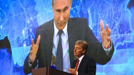 Na snímke hovorca ruského prezidenta Dmitrij Peskov.
