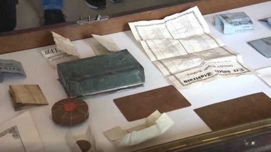 Predmety, ktoré objavili v časovej schránke.