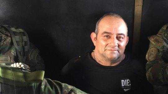 zadržaný drogový boss Dairo Antonio Úsuga