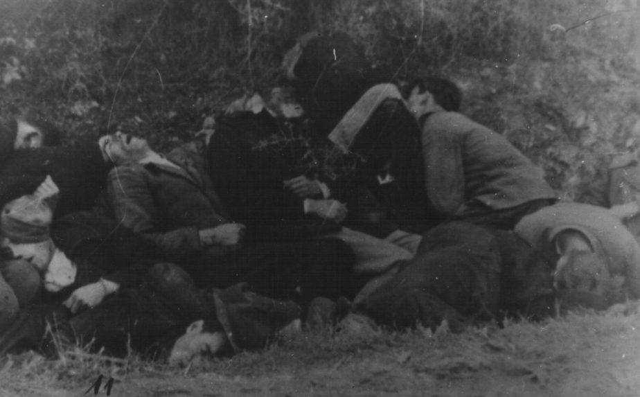 Obete masakry v Kragujevci.
