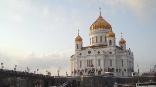 Chrám Krista Spasiteľa v Moskve.