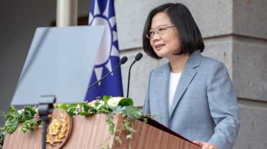 Taiwanská prezidentka Cchaj Jing-wen