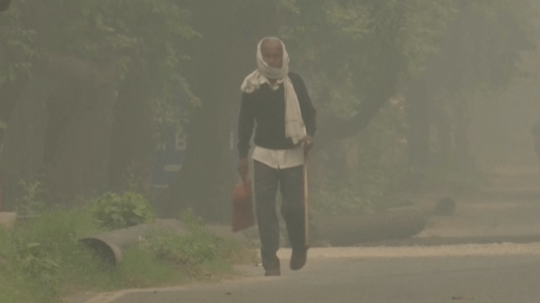 Znečistené ovzdušie v indickom Naí Dillí.