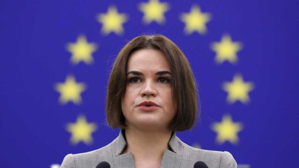Cichanovská vyzvala EÚ, aby zaujala tvrdší postoj proti Lukašenkovmu režimu