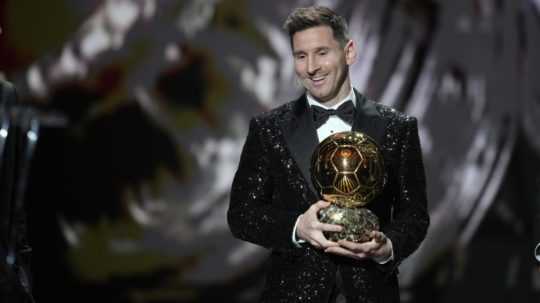 Lionel Messi so Zlatou loptou