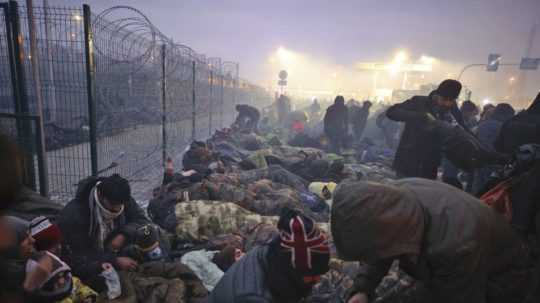 migranti na poľsko-bieloruskej hranici