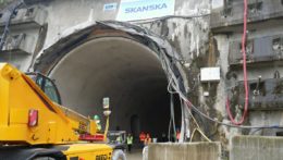 Na snímke tunel Višňové počas mimoriadneho kontrolného dňa na výstavbe diaľnice D1 Lietavská Lúčka – Dubná Skala.
